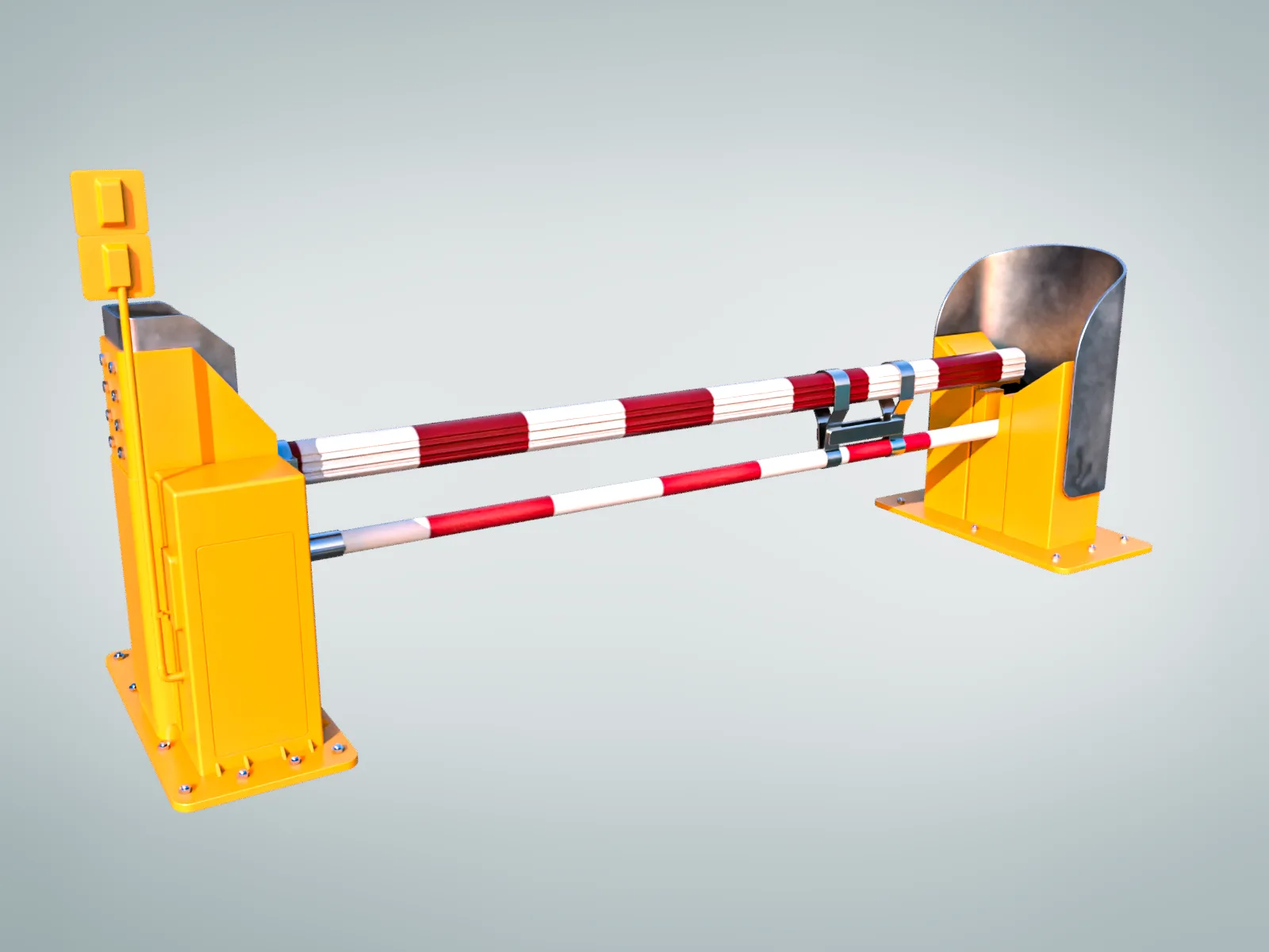 Traffic Barrier 01 3D Model