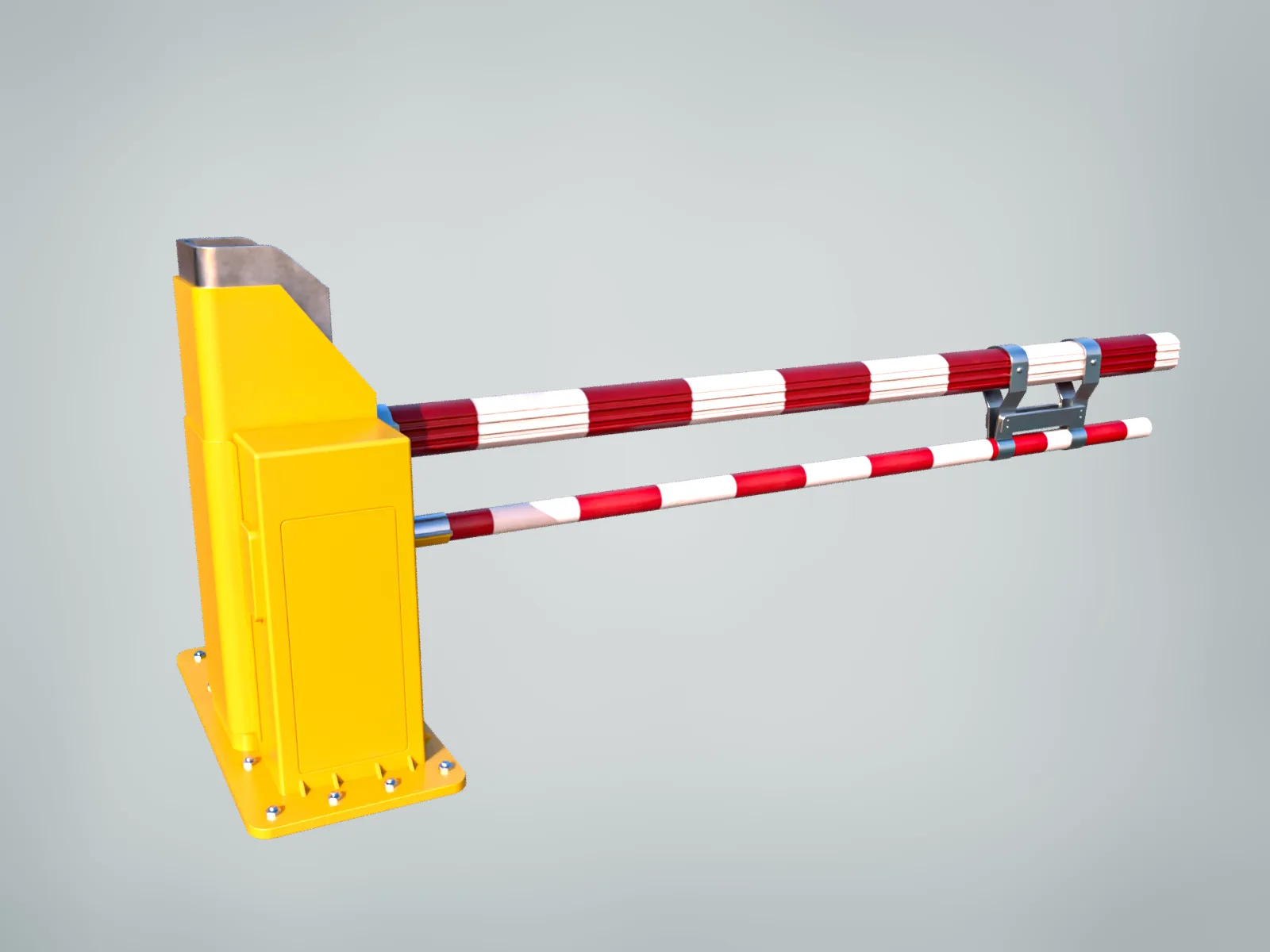 Traffic Barrier 02 3D Model