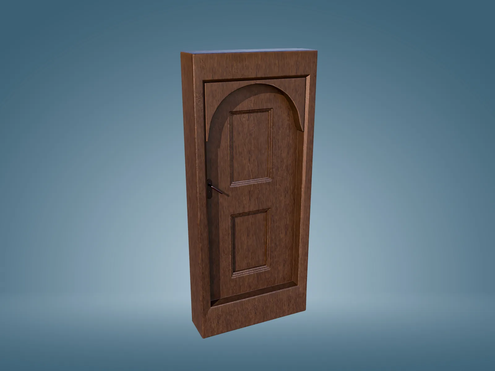 19th Century Bulgarian Village Door 3D Model