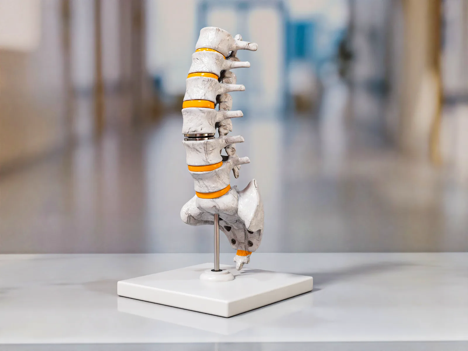 Anatomical Human Spine 3D Model