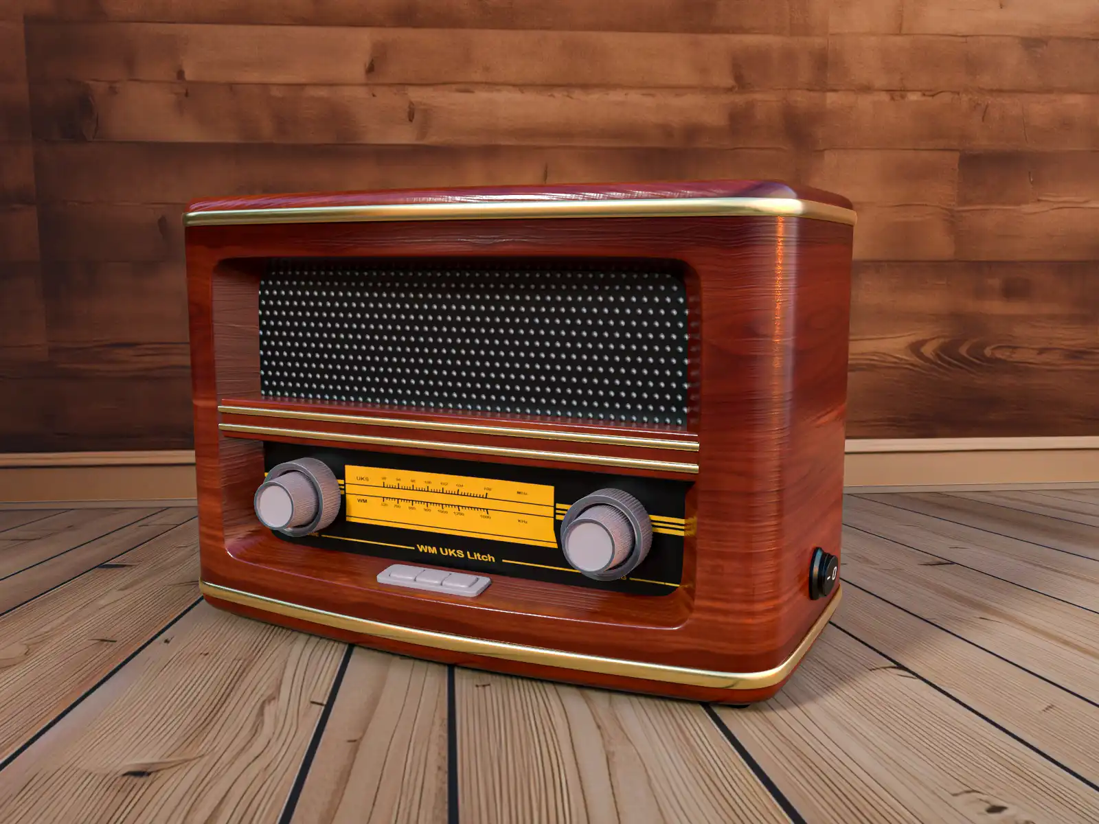 Auna Belle Retro Radio 3D Model