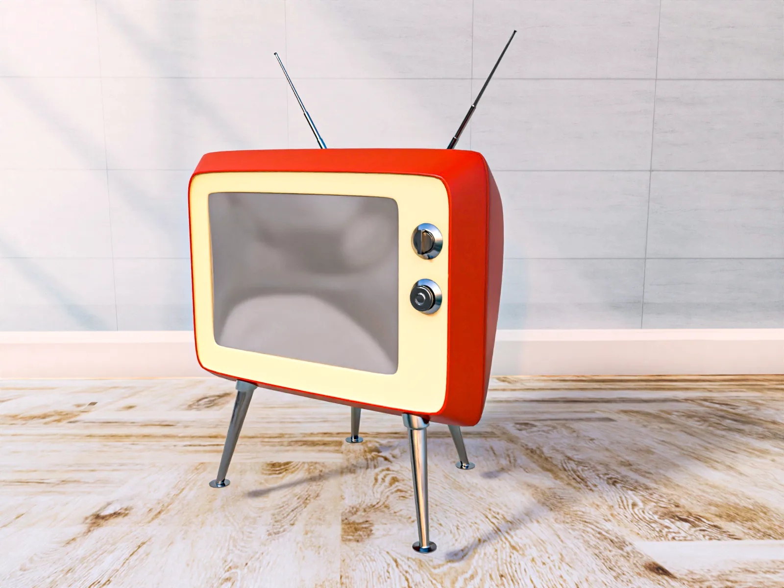 Cartoon TV 3D Model