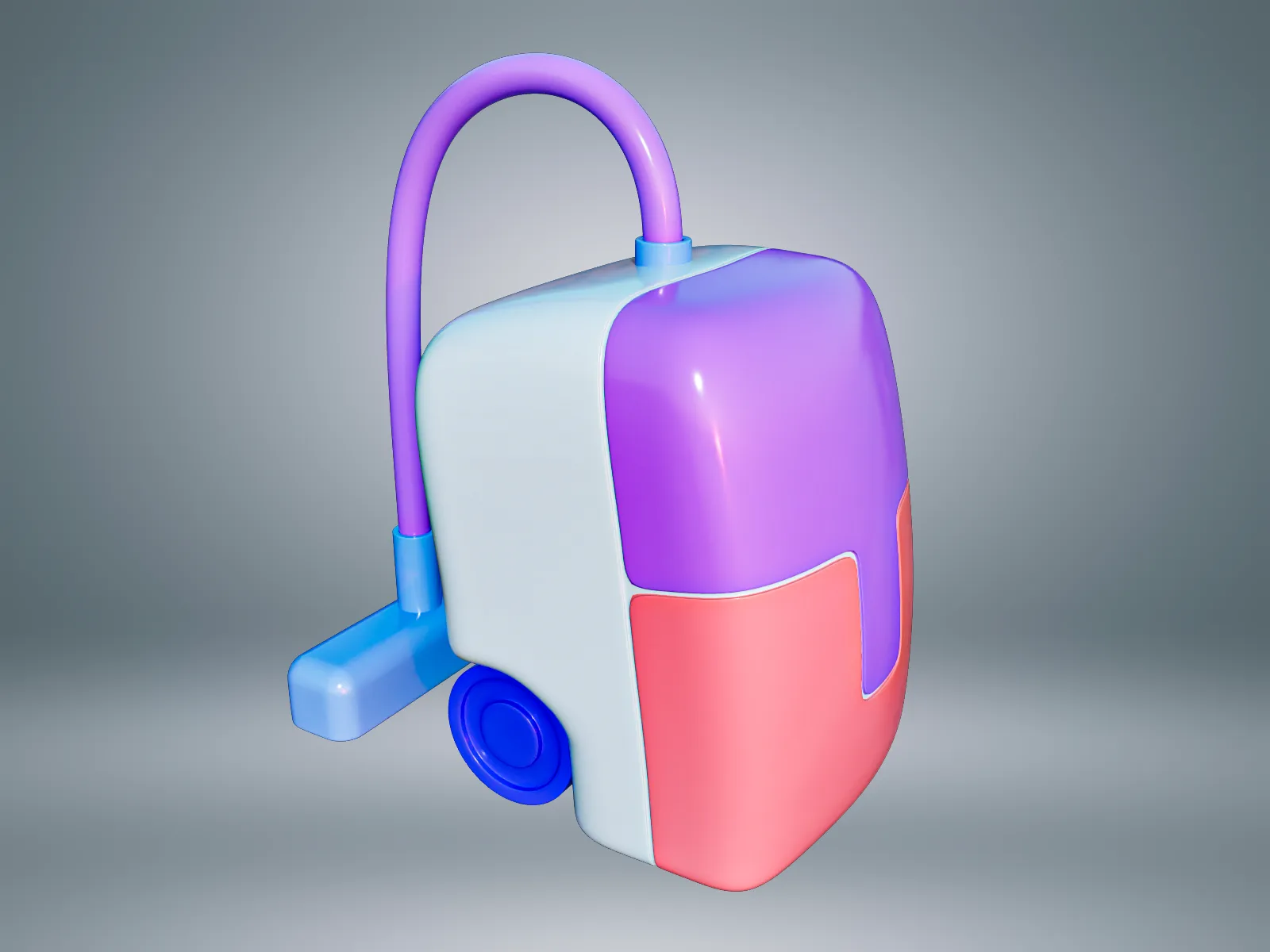 Cartoon Vacuum Cleaner