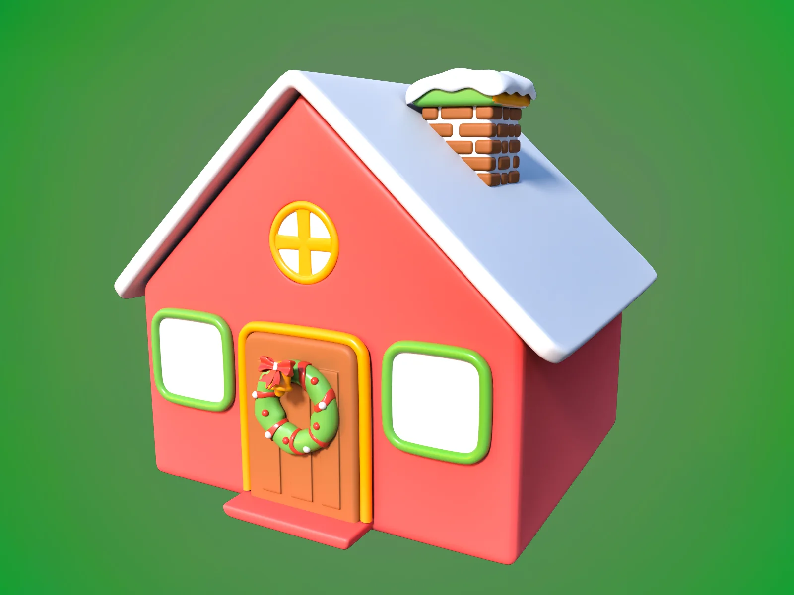 Christmas House 3D Model