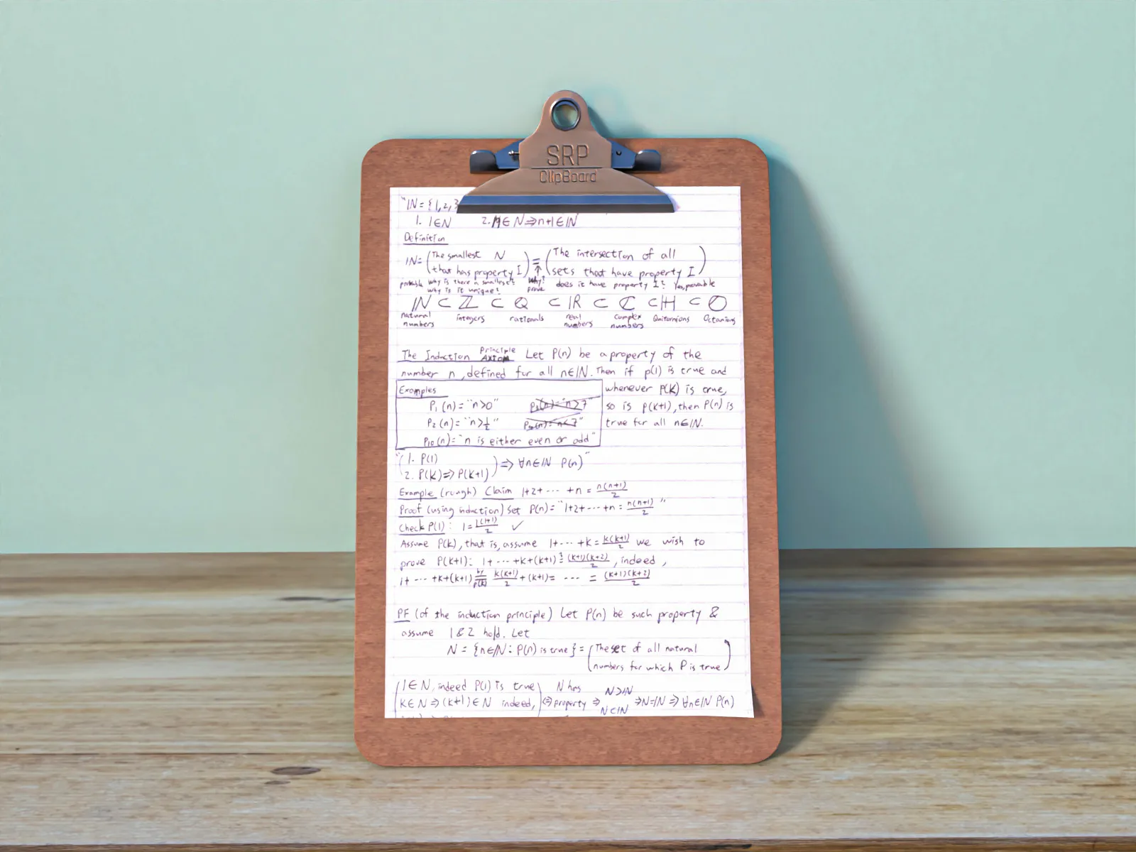 Clip Writing Pad 3D Model