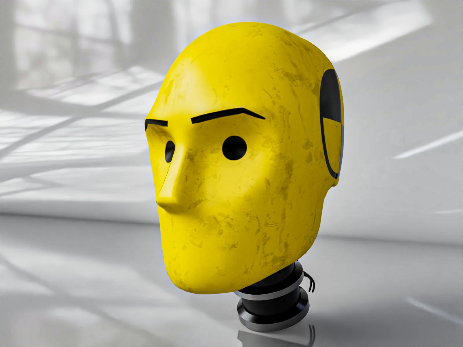 Crash Test Dummy Head