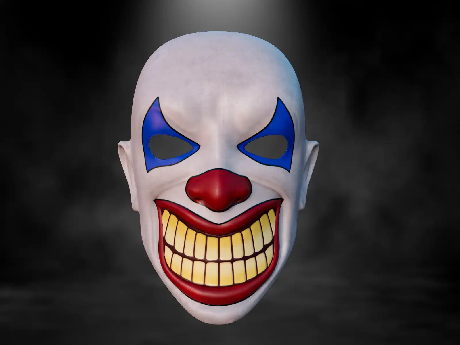 Devil Clown Mask 3D Model