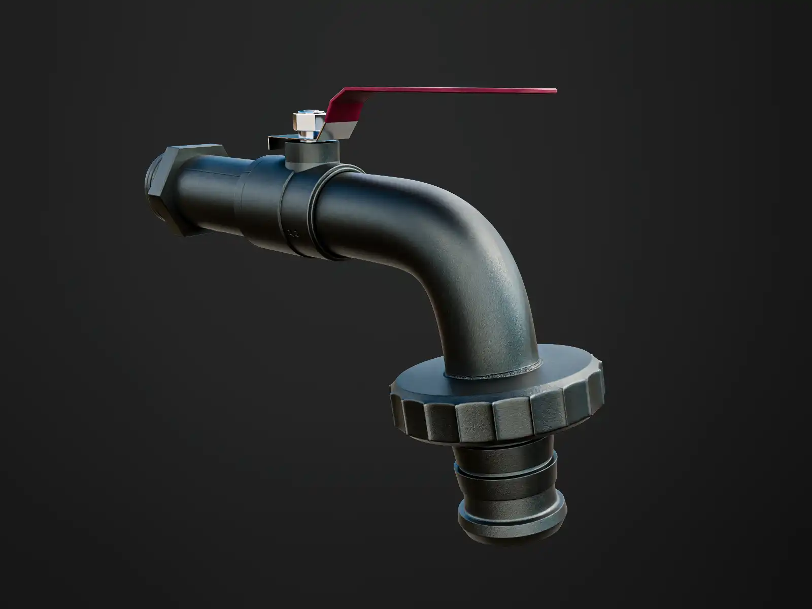 Garden Faucet Tap 3D Model