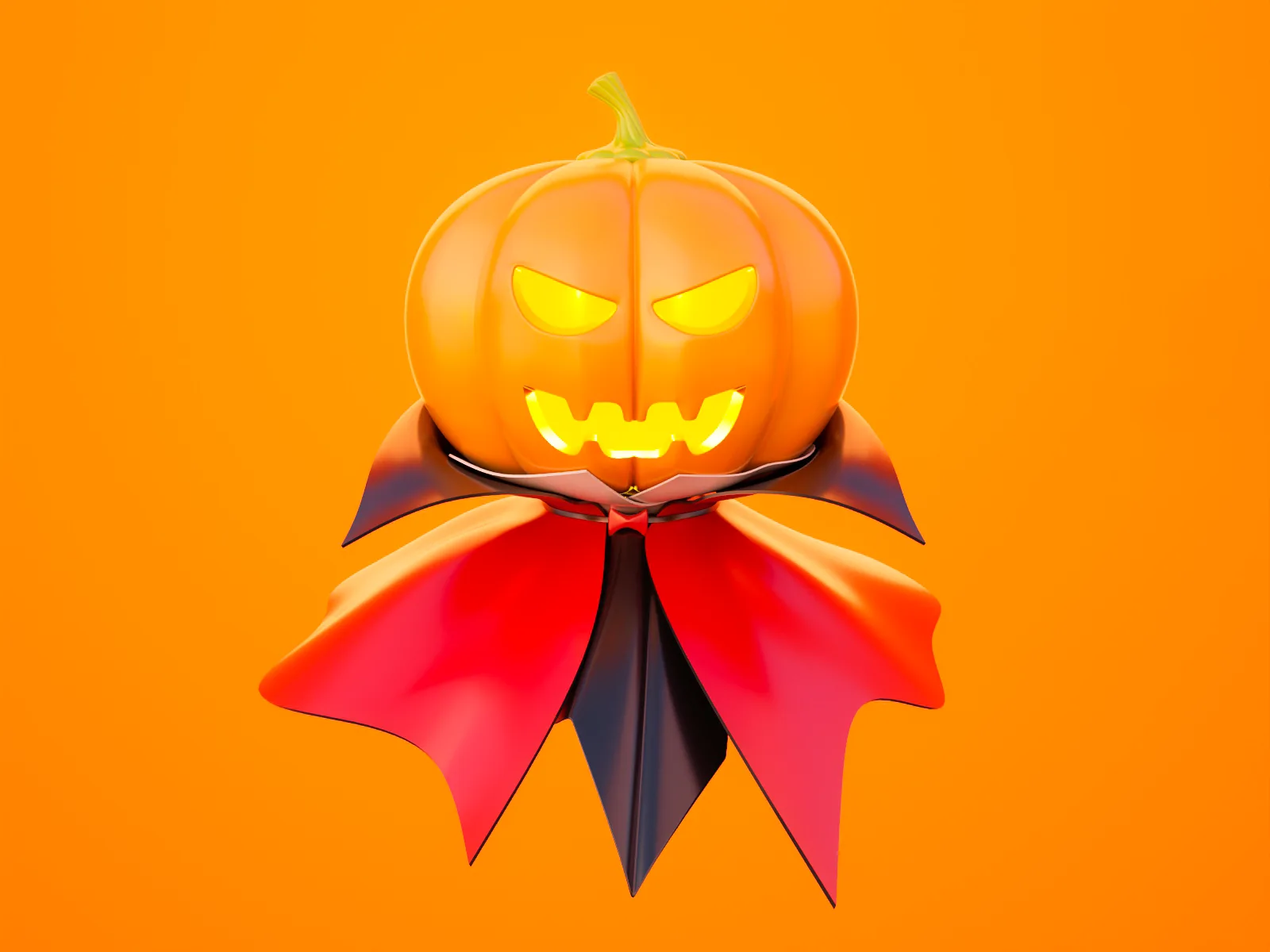 Halloween Pumpkin Ghost