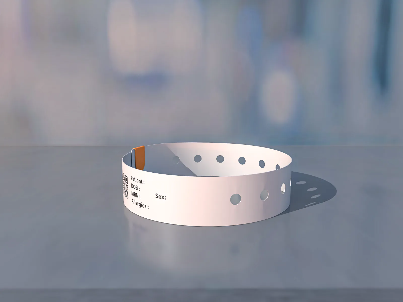 Hospital Patient ID Wristband