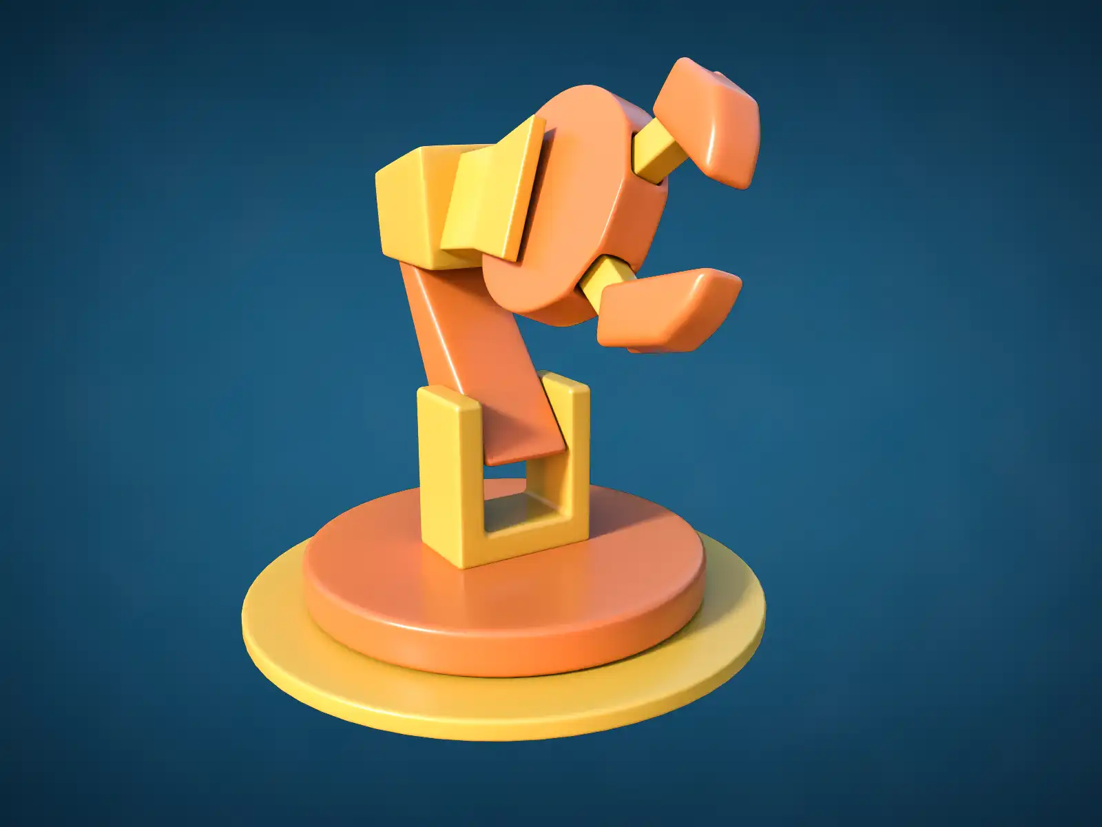 Industry Robotic Arm 3D Model