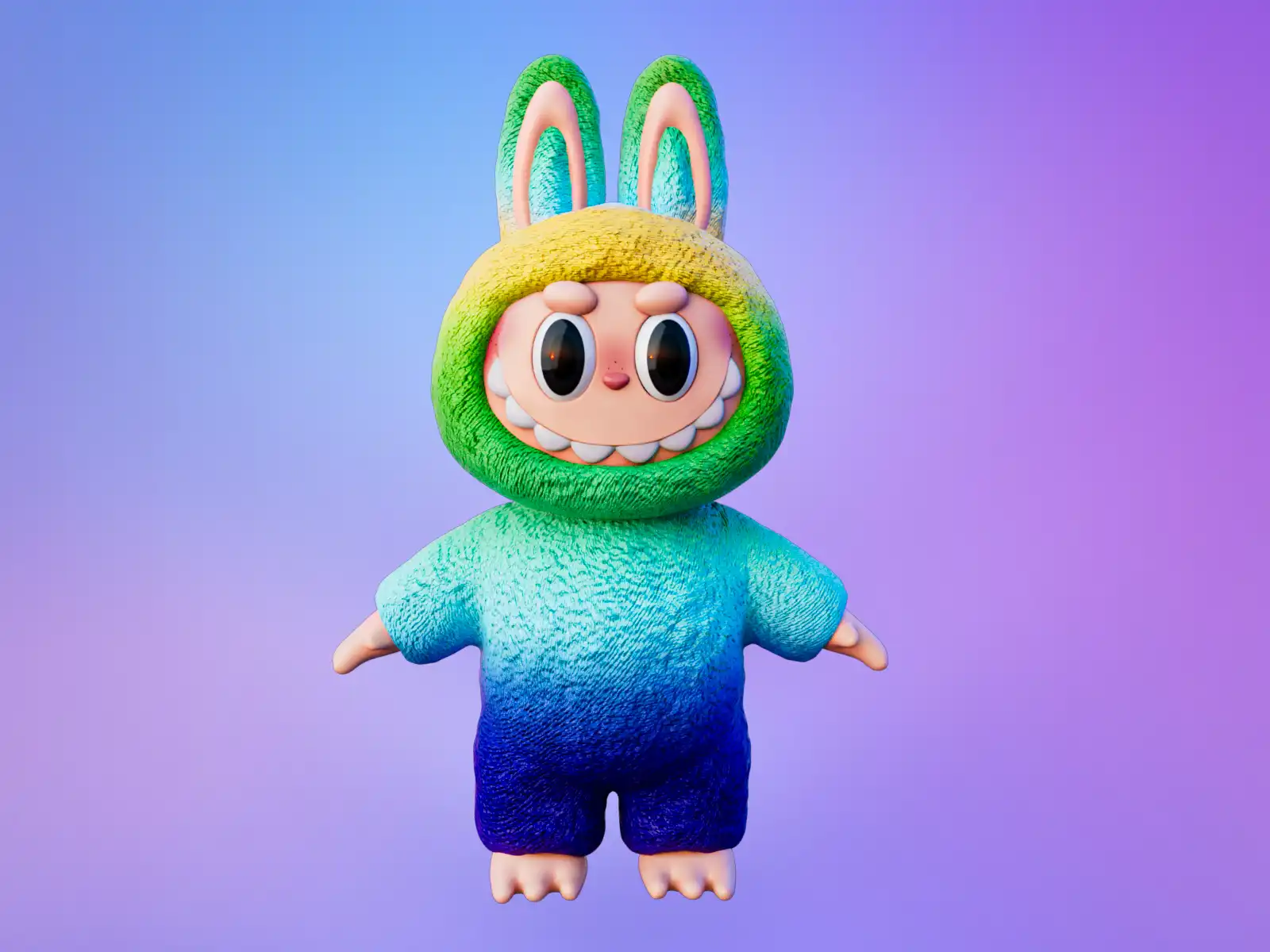 Labubu Monster 3D Model