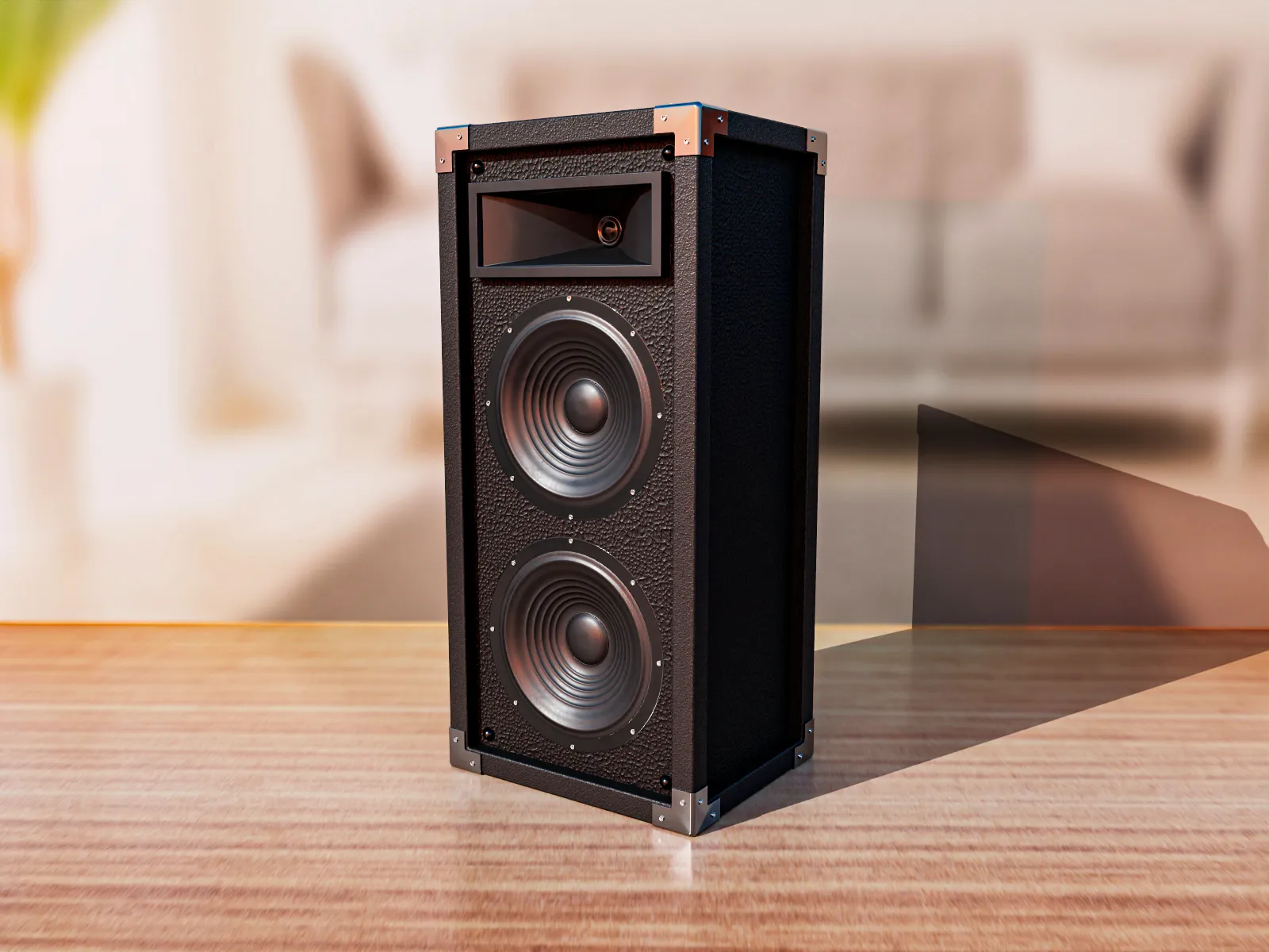 Old Model Speakers 3D Model