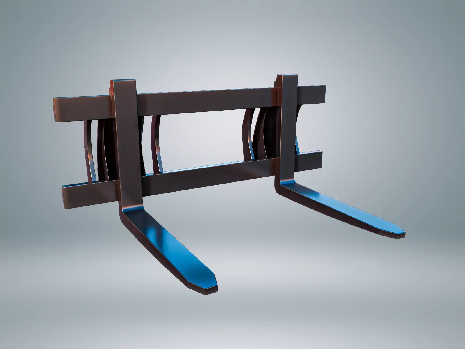 Pallet Fork Front Loader 3D Model
