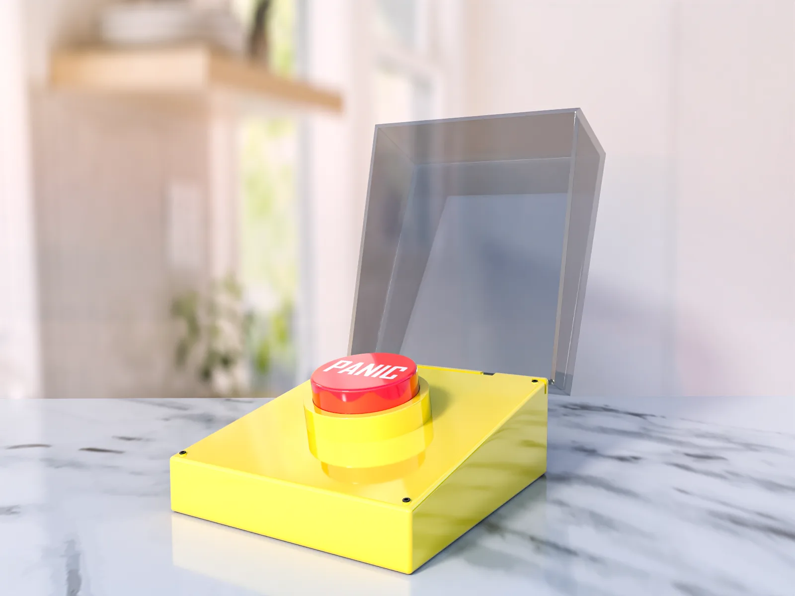 Panic Button 3D Model | Alarm Switch | Pixlnexs Store