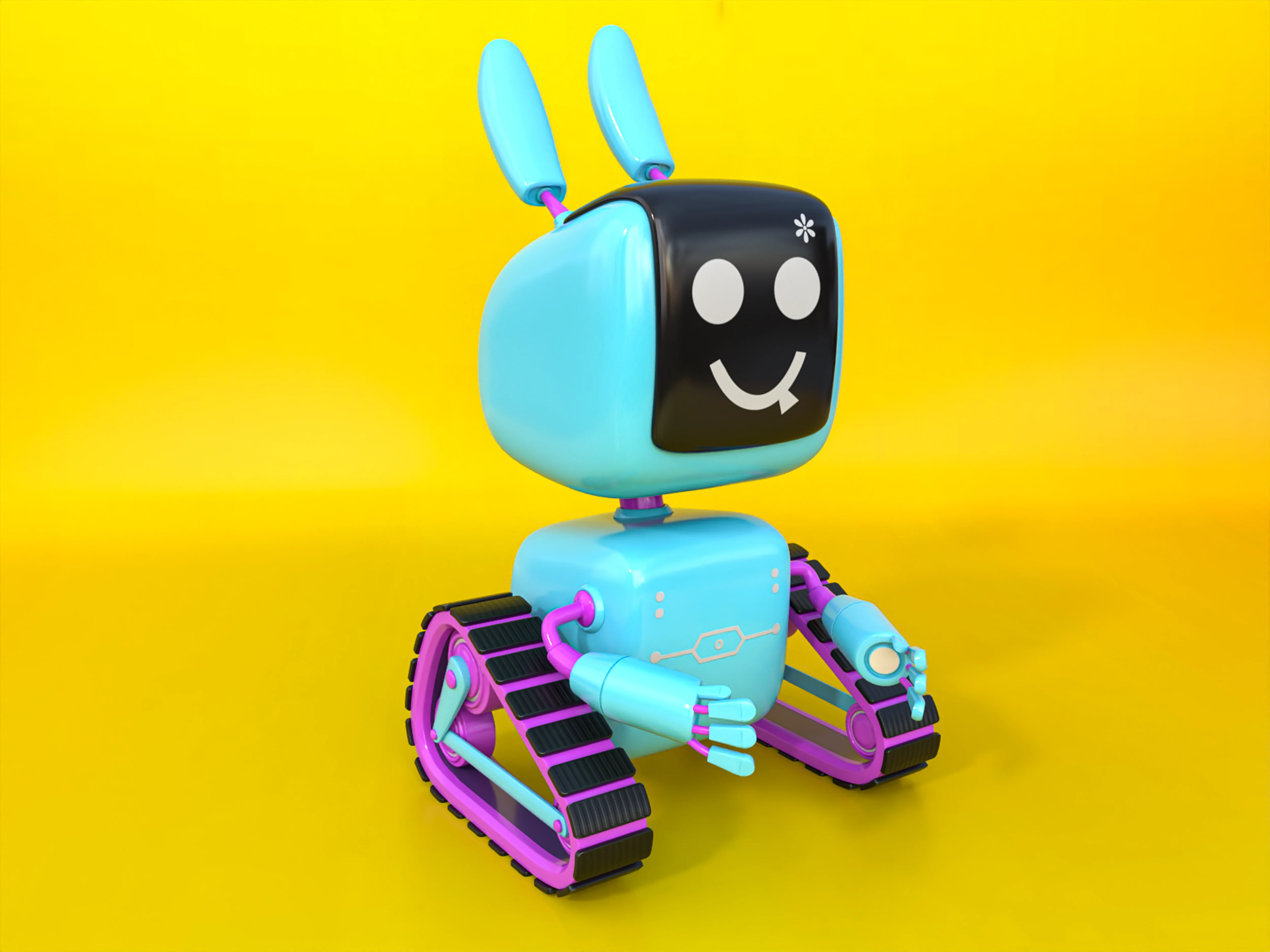 Sci Fi Robot 3D Model