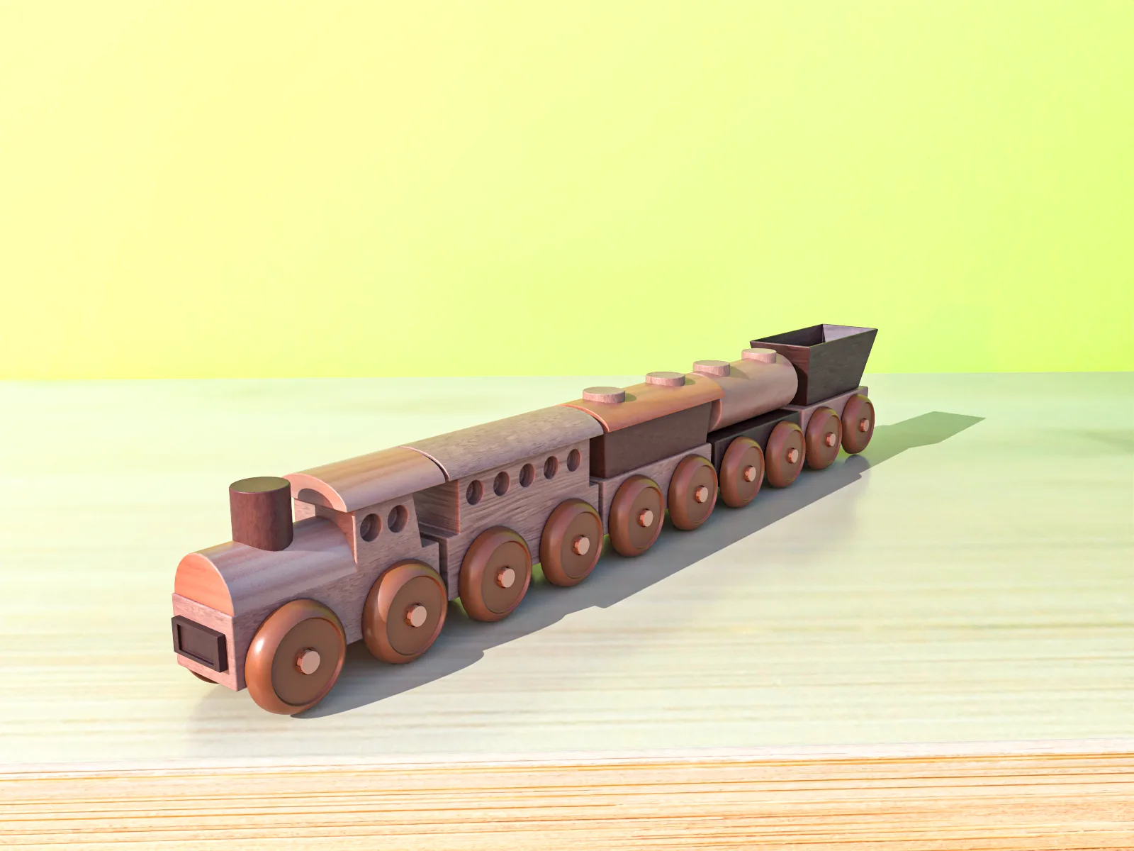 Toy Wood Train