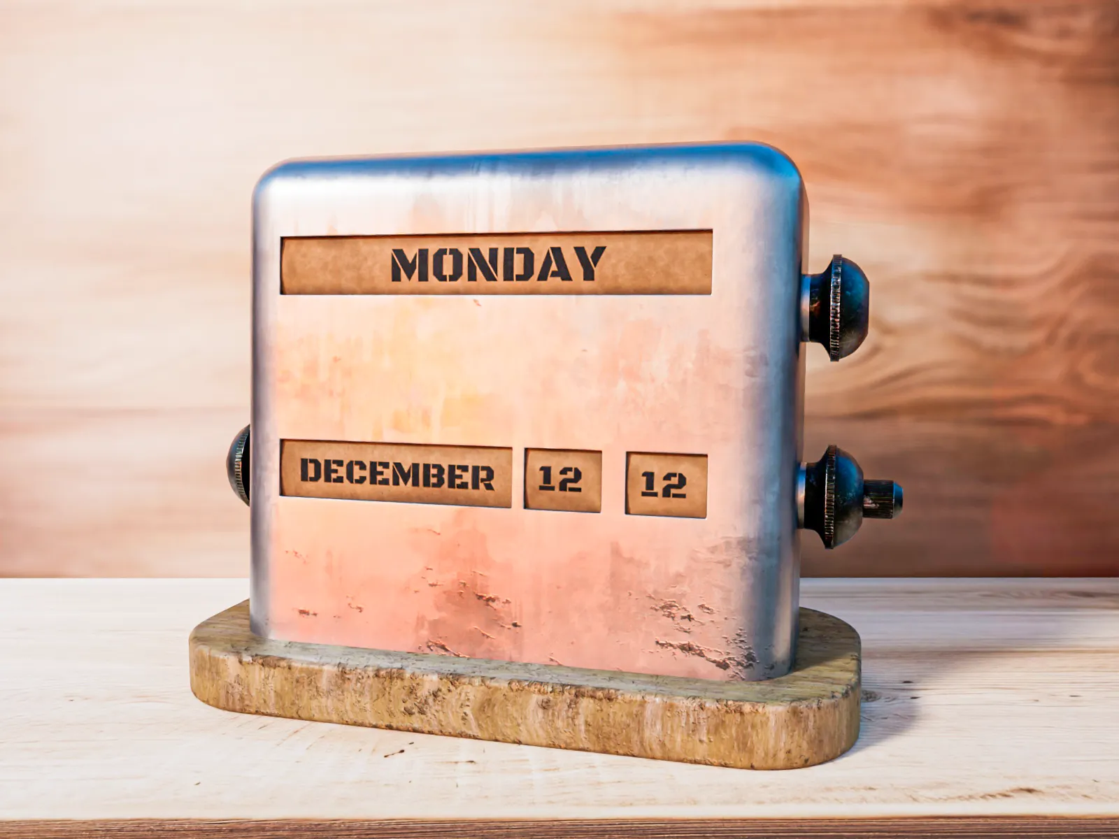 Vintage Desk Calendar