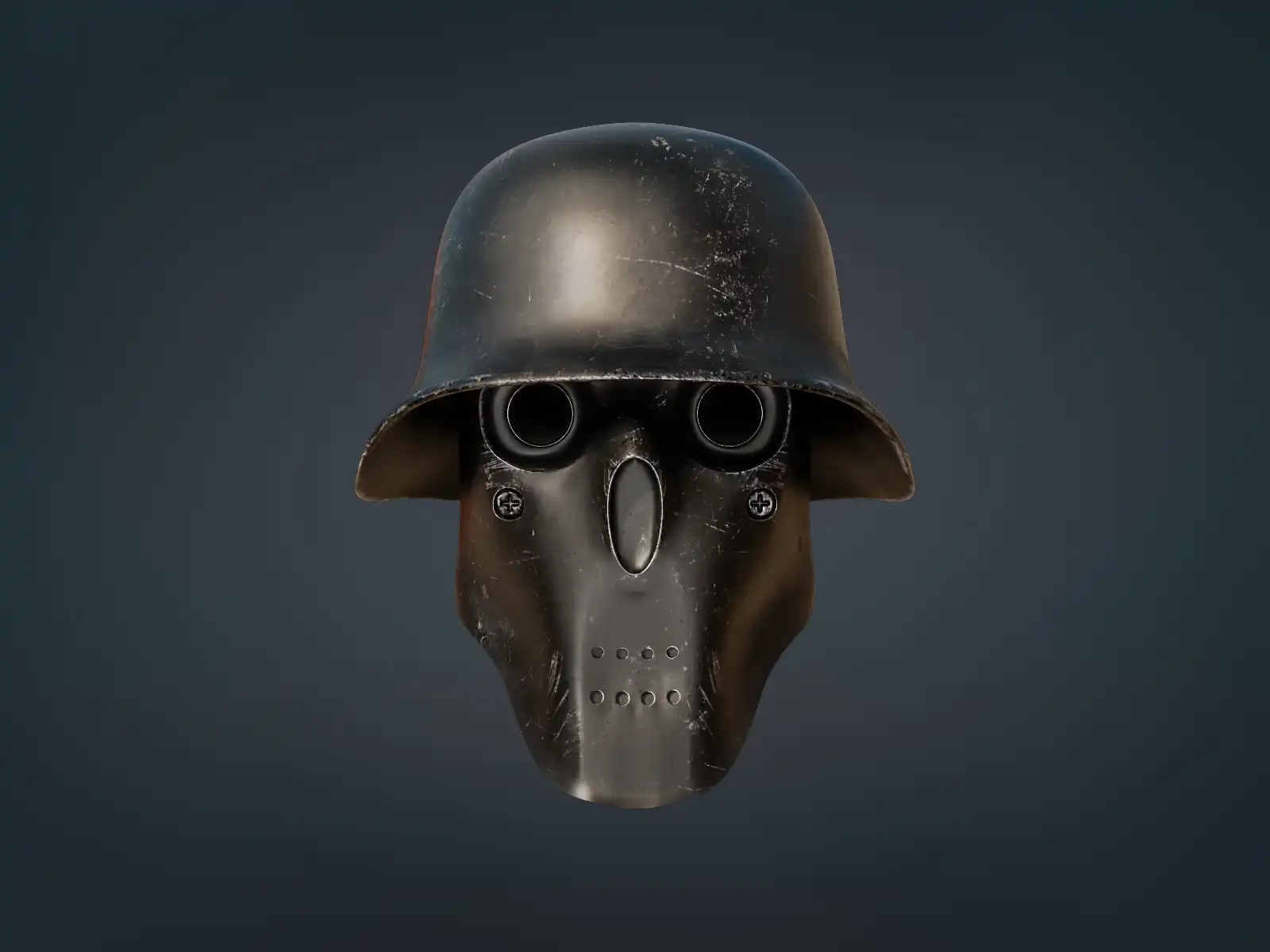 Wolfenstein Helmet 3D Model